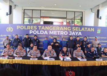 4 Pelaku Penyiraman Air Keras Berhasil Ditangkap Polres Tangsel