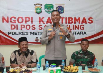 Polres Metro Jakarta Utara Gelar “Ngopi Kamtibmas” di Kampung Bahari: Perangi Narkoba dan Cegah Tawuran