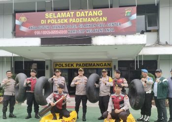 Kapolsek Pademangan Cek Kesiapan Alat Evakuasi, Antisipasi Bencana Musim Hujan