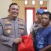 Kapolres Pelabuhan Tanjung Priok Berikan Bantuan Sembako untuk Warga Terdampak Banjir