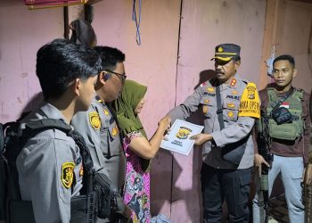 Polres Yahukimo Gelar Kunjungan Kasih ke Keluarga Korban Penganiayaan oleh Terduga KKB