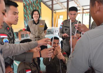 Satgas Bantuan Ops Damai Cartenz-2025 Berikan Dukungan Psikologis bagi Personel di Timika