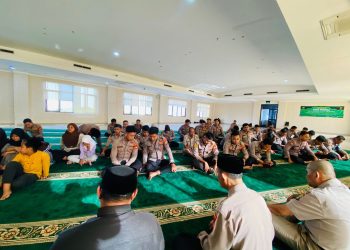 Polres Metro Jakarta Pusat Gelar Peringatan Isra’ Mi’raj dan Santunan Anak Yatim