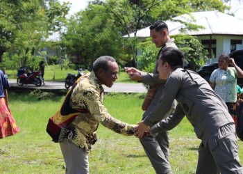 Satgas Ops Damai Cartenz 2025 Ibadah Bersama Jemaat GKI Pniel Yalimo, Doakan Kedamaian di Tanah Papua