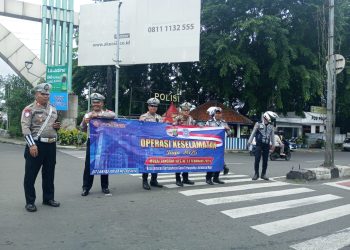 Unit Lantas Polsek Rawa Lumbu Sosialisasikan Operasi Keselamatan Jaya 2025