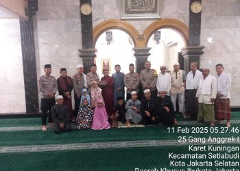 Ditbinmas Polda Metro Jaya Gelar Subuh Keliling di Masjid Babussalam Setiabudi