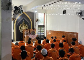Ditbinmas Polda Metro Jaya Gelar Binluh untuk Warga Binaan Rutan Narkoba