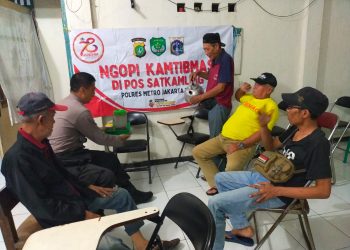 Ngopi Kamtibmas Polsek Makasar: Menjaga Keamanan Bersama Warga Cipinang Melayu