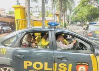 Outing Class Paud Tunas Bangsa Ke Polsek Cempaka Putih