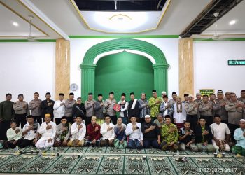 Kapolres Metro Jakarta Utara Gelar Subuh Keliling di Masjid At-Taubah Kampung Muka