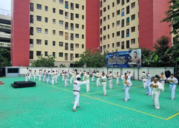 Tingkatkan Keterampilan, Polres Metro Jakbar Gelar Tes Beladiri Praktis