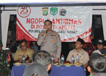 Cegah Tawuran, Polsek Tambora Gelar Ngopi Kamtibmas di Tanah Sereal