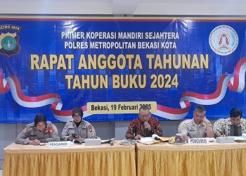 Rapat Anggota Tahunan Primer Koperasi Sejahtera Polres Metro Bekasi Kota Capai Hasil Positif