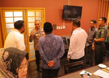 Kapolres Metro Bekasi Hadiri Rakor Forkopimda Bahas Keamanan Selama Ramadhan
