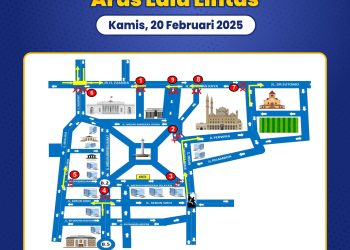 Rekayasa Lalu Lintas di Sekitar Istana Saat Pelantikan Kepala Daerah, Warga Diminta Cari Jalur Alternatif