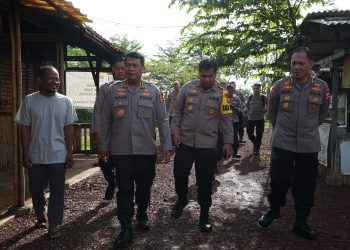 Wakapolres Metro Bekasi Dampingi Itwasum Polri Tinjau Lahan Ketahanan Pangan di Tarumajaya