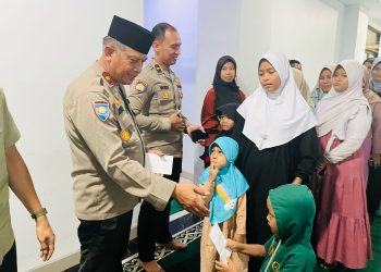 Polres Metro Jakarta Pusat Gelar Santunan untuk Anak Yatim Piatu