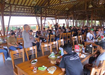 Kapolres Metro Bekasi Gelar Ngopi Kamtibmas Bersama Pokja Wartawan