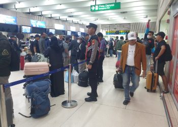 Patroli Mobile dan Dialogis, Polsubsektor Terminal 1 Bandara Soetta Sampaikan Pesan Kamtibmas