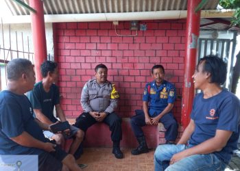 Bhabinkamtibmas Pulau Harapan Ajak Warga Jauhi Judi Online dan Jaga Kamtibmas