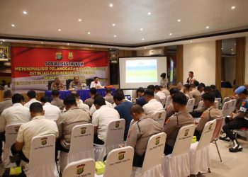 Sosialisasi Penyuluhan Hukum Meminimalisir Pelanggaran Anggota Polri melalui Perpol Nomor 7 Tahun 2022