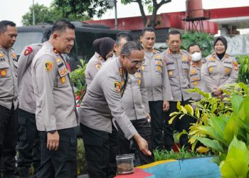 Polres Metro Jakarta Timur Dukung Peluncuran Program Pekarangan Pangan Lestari Secara Nasional