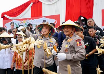 Irwasum Polri Pimpin Panen Jagung Serentak di Madiun, Wujudkan Astacita