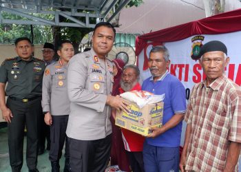 Polres Metro Jakarta Utara Gelar Bakti Sosial di Polsek Pademangan, Sambut Ramadhan dengan Kepedulian