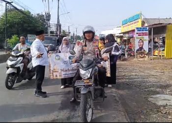 Bhabinkamtibmas Kawal Tarhib Ramadhan 1.200 Siswa di Cimuning: Semarak Sambut Bulan Suci