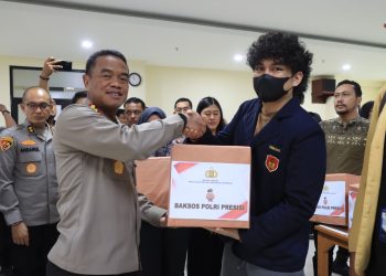 Polres Metro Bekasi Kota Gandeng Mahasiswa dan OKP Gelar Baksos Sambut Ramadhan