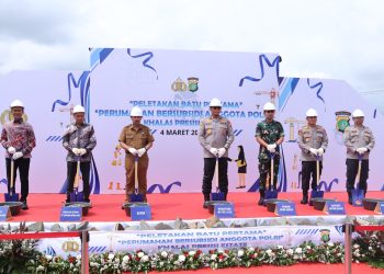 Wakapolda Metro Jaya Hadiri Ground Breaking Serentak Pembangunan Perumahan Bersubsidi Polri