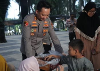 Berbagi Keberkahan Di Bulan Ramadhan, Polres Tangsel Santuni Anak Yatim Dan Dhuaf