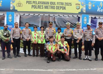 Pastikan Kesiapan Pengaman Mudik Kapolres Metro Depok Kunjungi Pospam dan Posyan