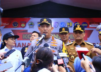 Tinjau Kalikangkung, Kapolri Tegaskan Rekayasa Lalin Efektif Bikin Arus Mudik Lancar