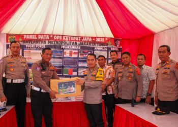 Wakapolres Metro Jakarta Timur cek Pospam H. Naman Duren Sawit, Tinjau Arus Mudik
