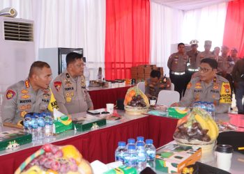 Pengamanan Arus Balik di KM 25B, Wakapolda Metro Jaya Lakukan Peninjauan di dampingi Kapolres Metro Bekasi.