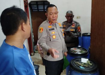 Polisi Gerebek Home Industry Miras Ciu di Periuk Kota Tangerang