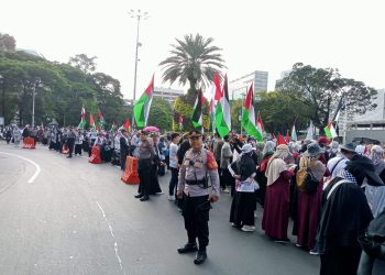 Aksi Damai Bela Palestina, Polisi Tak Bersenjata dan Imbau Humanis