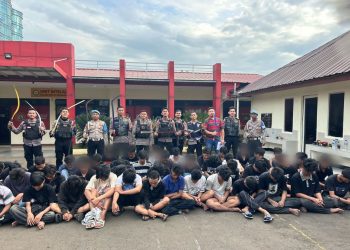 Libur Panjang, 47 Remaja Diamankan Tim Patroli Presisi Polres Jakbar di Penjaringan, Bawa Celurit hingga Narkoba