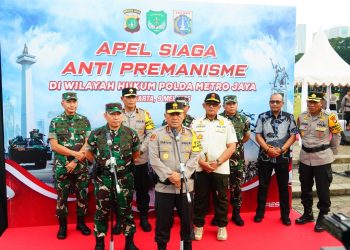 Kapolda Metro Jaya Dan Pangdam Jaya Pimpin Apel Operasi Anti Premanisme Di Monas
