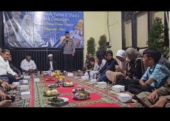 Wujud Kepedulian Sosial, Kapolsek Cimanggis Polres Metro Depok Berikan Santunan kepada Anak Yatim dan Dhuafa
