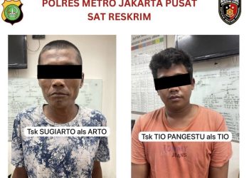 Polres Metro Jakpus Tertibkan 109 Bendera Ormas dan Ungkap Pemalakan di Thamrin City