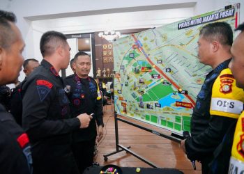 Brimob Polda Metro Jaya Gelar Gladi Posko dan Tactical Wall Game Jelang Sidang Internasional PUIC ke-19 di Jakarta