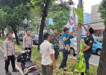 Cegah Aksi PremanismeTiga Pilar Sawah Besar Gelar Patroli Gabungan Dalam Operasi Brantas Jaya 2025