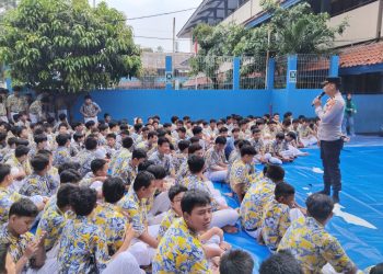Sat Binmas Polres Metro Jakarta Pusat Gandeng SMPN 183 Cegah Tawuran Pelajar