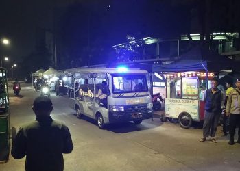 Gencarkan Patroli Di Perbatasan Kwitang–Kalipasir, Polsek Menteng Antisipasi Tawuran Dan Kejahatan Jalanan