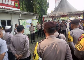 Wakapolres Jakpus Pimpin TWG Jelang Pengamanan Aksi Unjuk Rasa di Monas