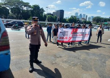 Polisi Pastikan Giat Unras Di Gedung DPR RI Berjalan Aman Dan Kondusif