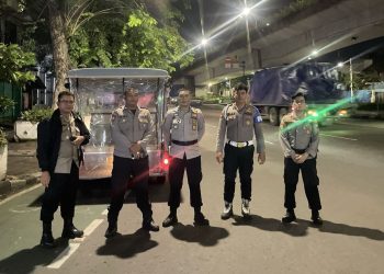 Patroli Malam Polsek Johar Baru Antisipasi Kerawanan Guantibmas, Tawuran, dan Kejahatan Jalanan