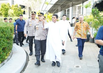 Kapolres Metro Jakarta Utara Tinjau Ibadah Kenaikan Isa Almasih di Gereja Kim Tae-gon